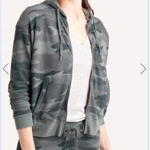 Splendid Camo Jogger + Zip Up